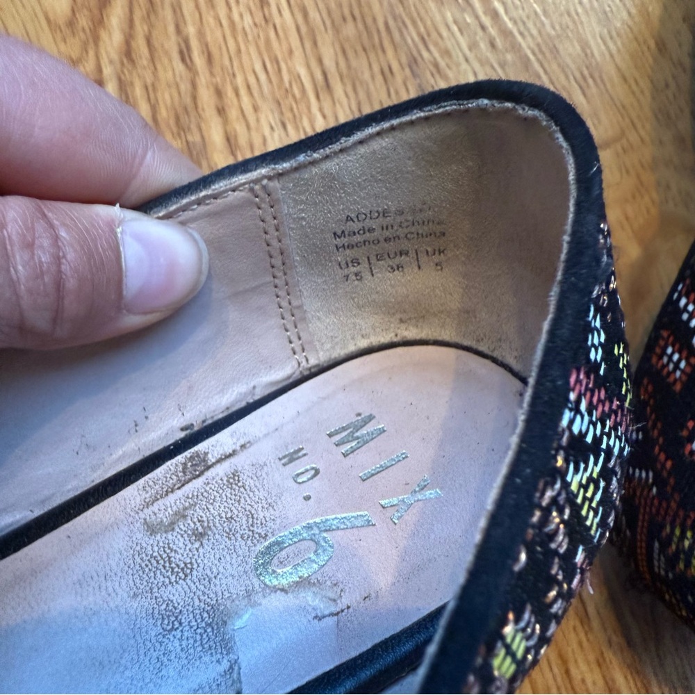 Colorful Patterned Women's Flats - Picture 7 of 7